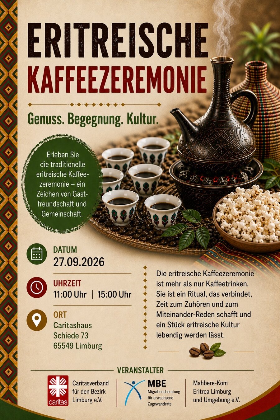 Eritreische Kaffeezeremonie (Bunn)